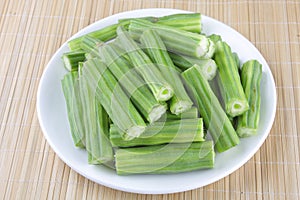 Drumstick Vegetable or Moringa.