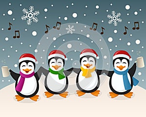 Drunk Penguins Singing on the Snow