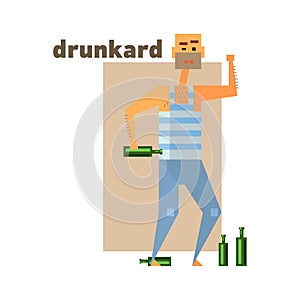 Drunkard Abstract Figure photo