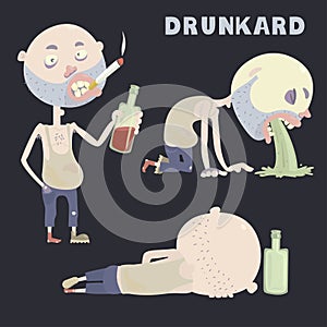 Drunkard. photo