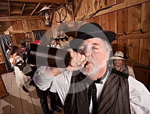 Drunken Man in Bar