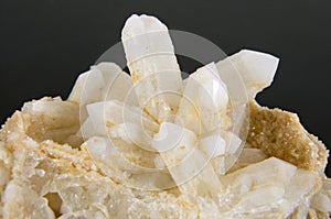 Druze quartz crystals