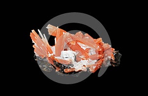 The druze of red quartz