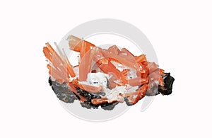 The druze of red quartz