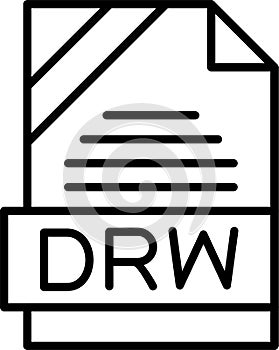DRW Outline Vector Icon