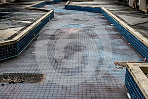 Dry Abandoned pool