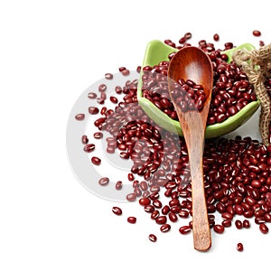 Dry adzuki beans. Dish, Japanese