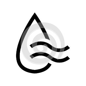 Dry air icon vector. conditioning illustration symbol. airing logo. photo
