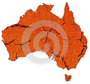 Dry Australian Continent photo