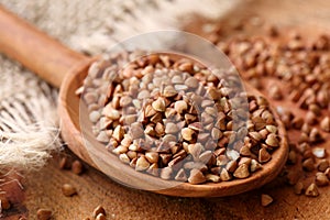 Dry buckwheat groats