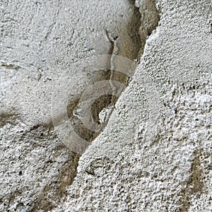 Dry cement hardened texture, rough structure closeup