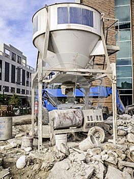 Dry Cement Mixer Silo