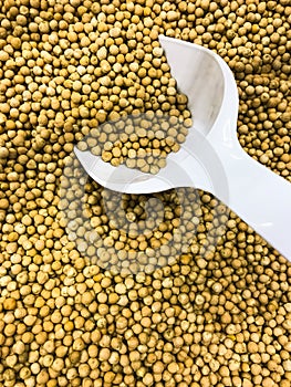 Dry Cicer arietinum, scoop for cereals