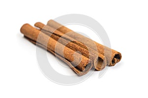 Dry Cinnamon Sticks Isolated
