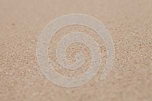 Dry clean sand background with narrow focus