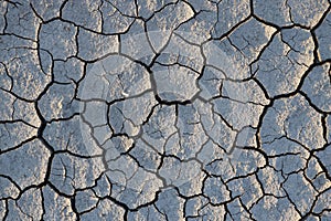 Dry cracked earth background, texture, climate change, global warming, desert