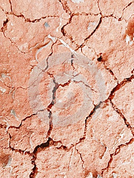 dry cracked earth in summerdry red soil cracks in summer