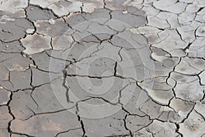 Dry cracked earth texture,