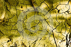 Dry cracked earth texture background