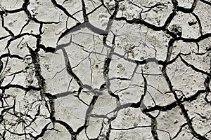 Dry cracked earth texture. Dry soil concept