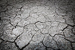 dry cracked ground for background and design