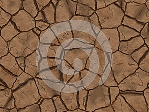 Dry cracked ground texture. abstract relief pattern