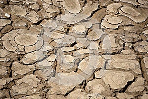 Dry Cracked Mud after Drought