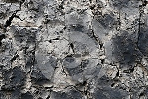 Dry cracked soil texture background,  Close up of cracked earth