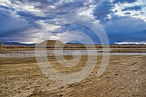 Dry Desert Mack Mesa Lake photo