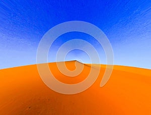 Dry Desert Mirage Abstract Art