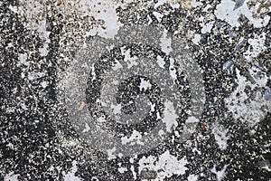 Dry dirty grunge ground cracked on concrete surface texture