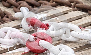 Dry Dock - boat chains