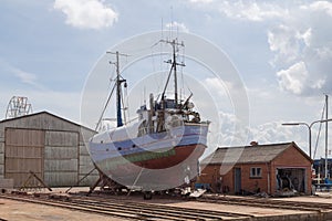 Dry dock in Hundested, Denmark