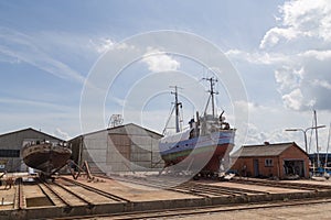 Dry dock in Hundested, Denmark