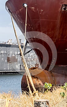 Dry Dock - ship in dock