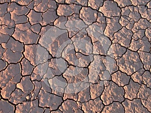 Dry earth with structure