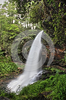 Dry Falls a 65-foot waterfall