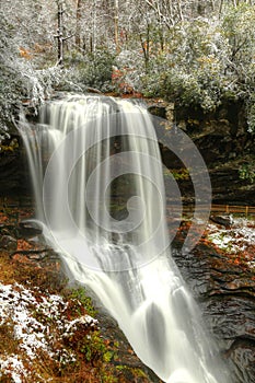 Dry Falls, Autumn Snow In Natahalia National Forest