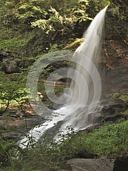 Dry Falls near Highlands, North Carolina