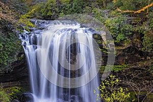 Dry Falls Waterfall in Highlands, North Carolina, USA