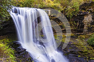 Dry Falls Waterfall in Highlands, North Carolina, USA