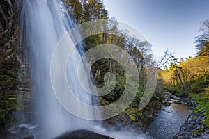 Dry Falls Waterfall in Highlands, North Carolina, USA