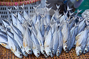 Dry fish for food preservation.