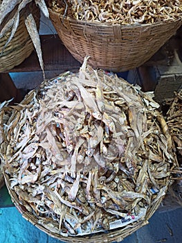 Dry fish in market Vijayawada