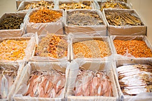 Dry food on the markets of Western Hong Kong