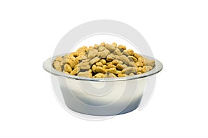 Dry forage for dog or cat photo