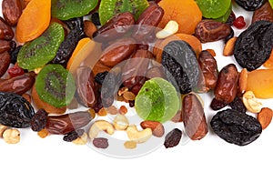 Dry fruits isolated
