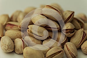 Dry fruits , pista pistachio nuts spread.