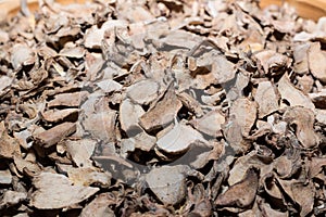 Dry ginger root