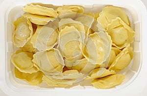 Dry girasole pasta photo